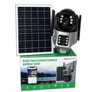 Dual-lens solar PTZ camera (Double Lens)