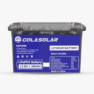 Cola Solar CS3600 is a 3.6kWh LiFePO4 Lithium Battery